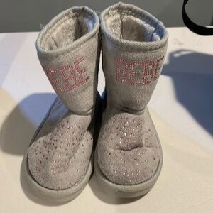 Bebe toddler gray boots size 11